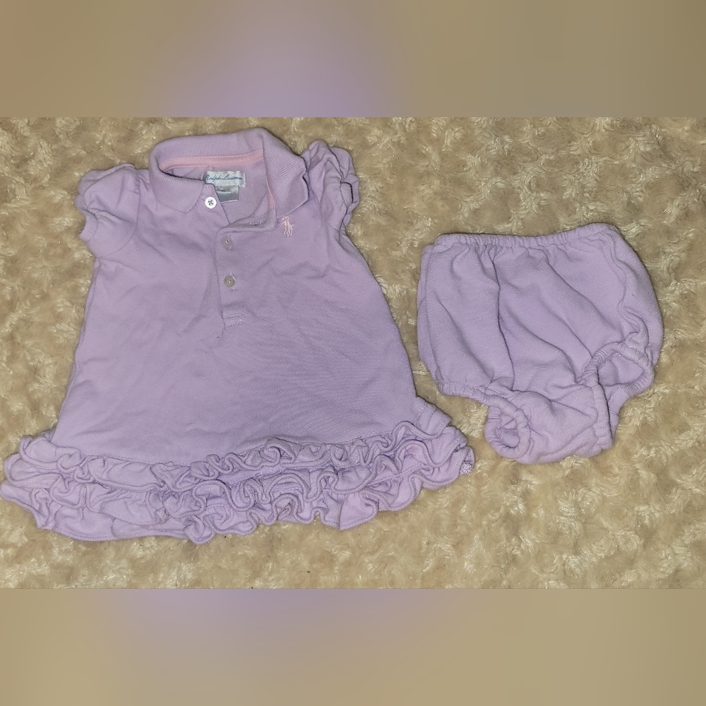 Ralph Lauren Dress and Bloomers 3m